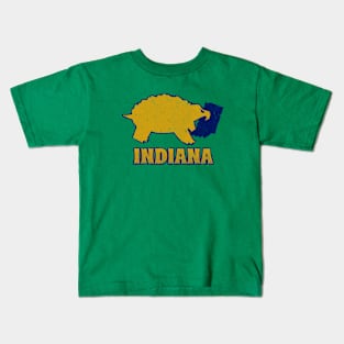 Indiana Beast of Busco - vintage retro distressed cryptid Kids T-Shirt